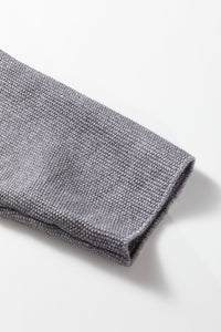 High Cable Knit Cardigan Sweater